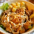クックVNSB48☆'s cooksnap of when they made ガッツリ系！豚マヨサラダ丼.