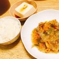 s菜の花2's cooksnap of when they made 餃子で中華野菜あんかけ丼.