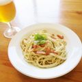 pali's cooksnap of when they made ジェノバクリームパスタ★.