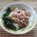 miyuki12's cooksnap of when they made 納豆と豆腐とワカメのネバネバサラダ♪.