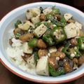 でかあし's cooksnap of when they made 納豆・オクラ・長いものネバネバ和え.