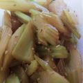 今日もニコッ☆'s cooksnap of when they made セロリのきんぴら.