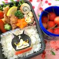 リとmam's cooksnap of when they made 妖怪ウォッチ☆ フユニャン ☆キャラ弁.