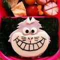 meipu's cooksnap of when they made キャラ弁⭐アリス⭐チェシャ猫.