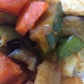 nico•u•♪'s cooksnap of when they made 『鶏胸肉と茄子・根菜の旨辛炒め』.