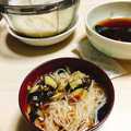 らすくるん's cooksnap of when they made 茄子とみょうがのおろしそうめん.