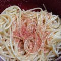 トラととら's cooksnap of when they made 明太子釜玉パスタ.