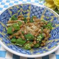 miyuki12's cooksnap of when they made おくらガリ納豆★.