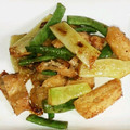 shinomori's cooksnap of when they made いんげんと油揚げのシンプル炒め.