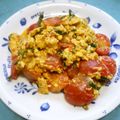 Jock's cooksnap of when they made 簡単！ふわふわトマタマとニラ炒め.