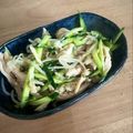 みのりっくす's cooksnap of when they made 美味♪ きゅうりとサラダチキンの塩ナムル.