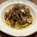 pali's cooksnap of when they made 旦那も喜ぶ☆牛肉とキノコの和風パスタ.