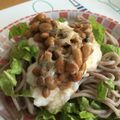リラシャン's cooksnap of when they made 納豆ととろろのサラダ風まぜそば.