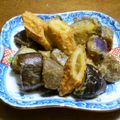 象の弓's cooksnap of when they made なすとこんにゃくとちくわのピリ辛味噌炒め.