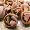 たろまーじゅ's cooksnap of when they made 簡単おつまみ！ちくわのクルクル巻き.