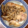 ちゃぎー's cooksnap of when they made 胸身のしめじ&ブロッコリー照り焼きマヨ丼.