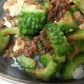 CoffeeCoco's cooksnap of when they made 豚豆腐とゴーヤの甘辛コチュジャン炒め丼.