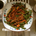 クック8N4RMO☆'s cooksnap of when they made 5分★簡単★Ｗごま【いんげんの胡麻和え】.