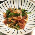 いな亭♡'s cooksnap of when they made ほうれん草と新玉ねぎのおかか和え.