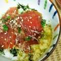 Kαi＊MαMα's cooksnap of when they made 【夏バテに】オクラとマグロのとろろかけ丼.