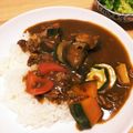 フルーツサンド＊'s cooksnap of when they made 簡単☆夏野菜カレー.