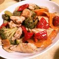 momo634's cooksnap of when they made 鶏の黒酢炒め.