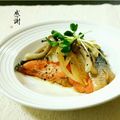 ♪珠香♪'s cooksnap of when they made レンジで超簡単♪鮭のバター醤油焼き♪.