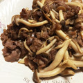 tanoyuki's cooksnap of when they made ●牛肉としめじのオイスターソース炒め.