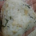 ＳＣＲＩＴ's cooksnap of when they made 鯵の干物でおにぎり！.