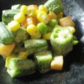 maruru-nn's cooksnap of when they made 茹でオクラのコーンマヨ＊おかか醤油和え.