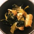 y_uu's cooksnap of when they made 簡単！小松菜と厚揚げの煮物.
