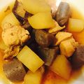 nishimo's cooksnap of when they made 大根と鶏肉の煮物♡かんたん時短30分.