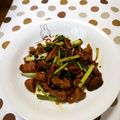ﾁｲﾁｬﾝﾏﾏ's cooksnap of when they made 砂肝と椎茸と小松菜のにんにく醤油炒め☆.