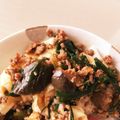 こしくま's cooksnap of when they made ナスのひき肉ピリ辛炒め.