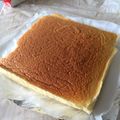 まよねいず's cooksnap of when they made スライスチーズケーキ分量応用簡単レシピ.