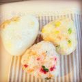 komugiko4's cooksnap of when they made 鮭♡コーン♡ネギのマヨおにぎり.