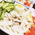 sekokome18's cooksnap of when they made 棒々鶏風うどん.