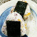 たぬぴぃ★'s cooksnap of when they made ゆかりと桜えびのおにぎり。.
