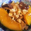 kawaramono's cooksnap of when they made ヘルシー♪カボチャとキノコのあんかけ.