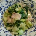 precious☆'s cooksnap of when they made 塩麹♪豚肉･チンゲン菜炒め♪♪.