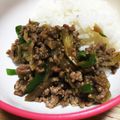 リラシャン's cooksnap of when they made おいしいよー‼ひき肉炒め物(⋈◍＞◡＜◍.