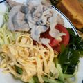 ちゃきんぐ's cooksnap of when they made 今日の晩ごはん♪具だくさん！冷やし中華.