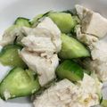 ATまま's cooksnap of when they made 簡単お手軽♪鶏胸肉とキュウリのサラダ.