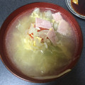 ブルちゃん☆'s cooksnap of when they made 卵とキャベツの中華風スープ.