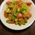 ひろひなり's cooksnap of when they made 簡単☆絶品☆トマトとアボカドの冷製パスタ.