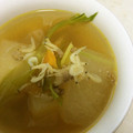 tottokoc's cooksnap of when they made 冬瓜と桜えびの中華スープ☆生姜風味.