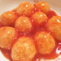 ☆ぢゅん☆'s cooksnap of when they made 鶏団子のケチャップあんかけ.