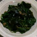 ☆こむぎ★'s cooksnap of when they made 王様の野菜☆モロヘイヤのお浸し.