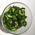 花妃♬'s cooksnap of when they made 子供に人気♪にがうりピクルス.