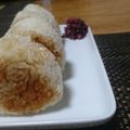 ダイナマイト漆黒's cooksnap of when they made かき醤油で簡単焼きおにぎり.